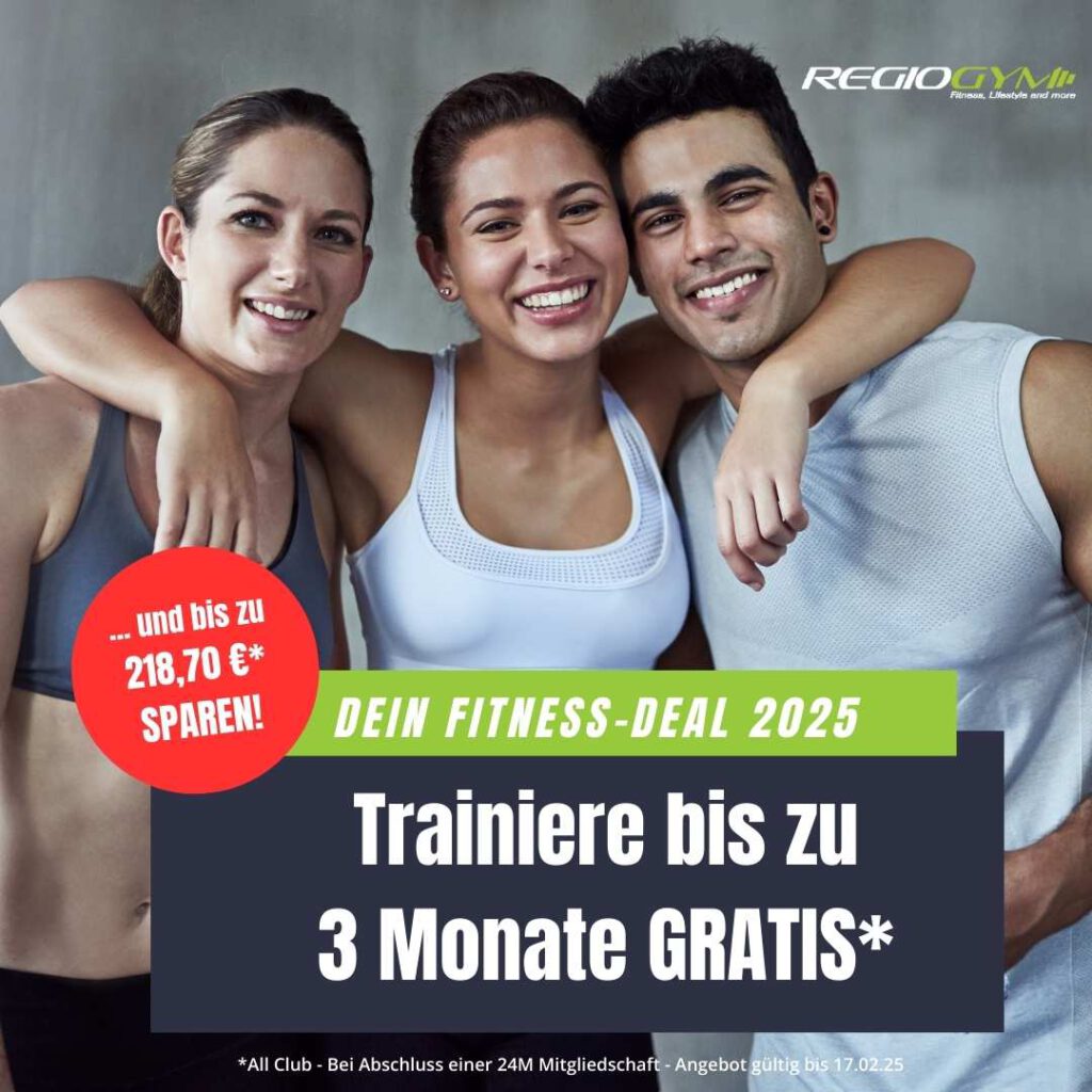 Fitness sparen - der Fitness Deal 2025